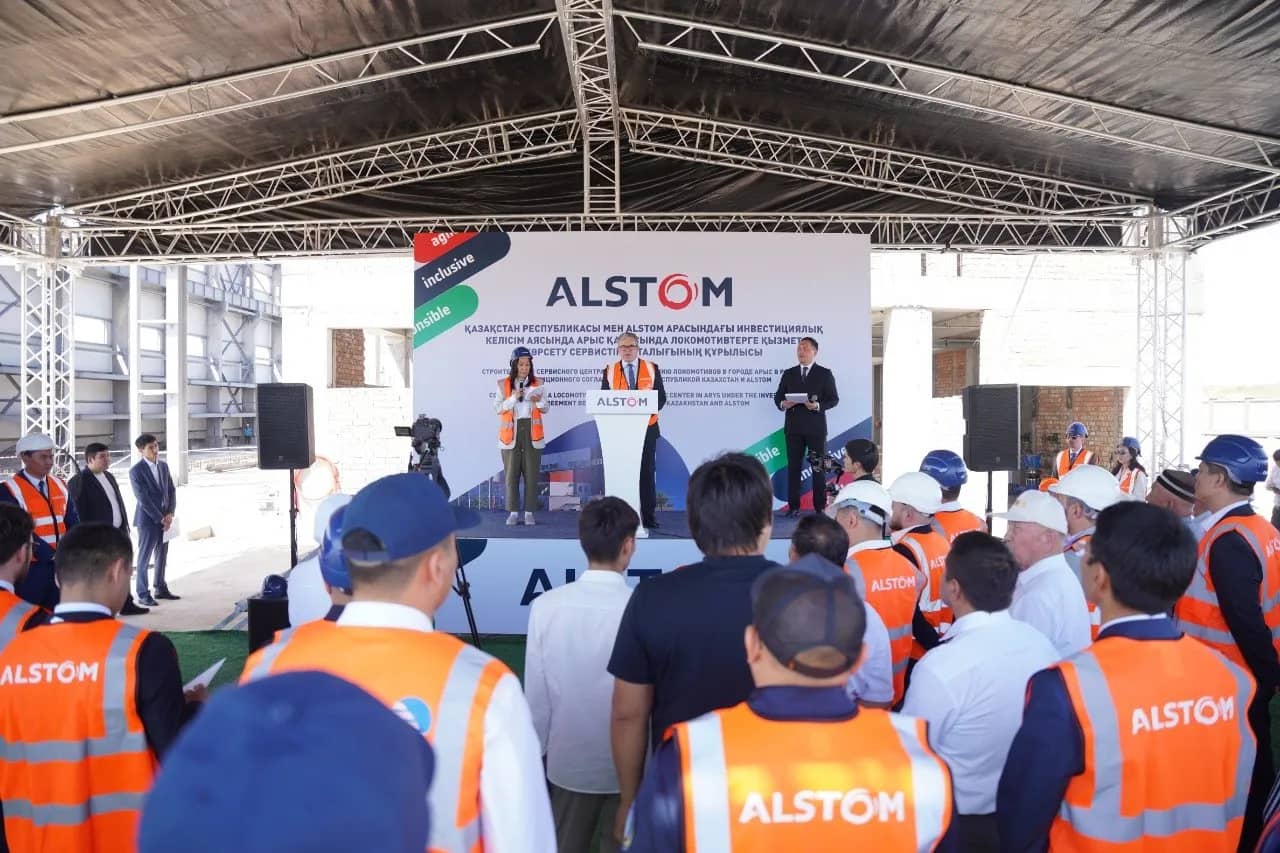 Alstom Арыста электровоз депосын салады: 50 млн еуро инвестиция