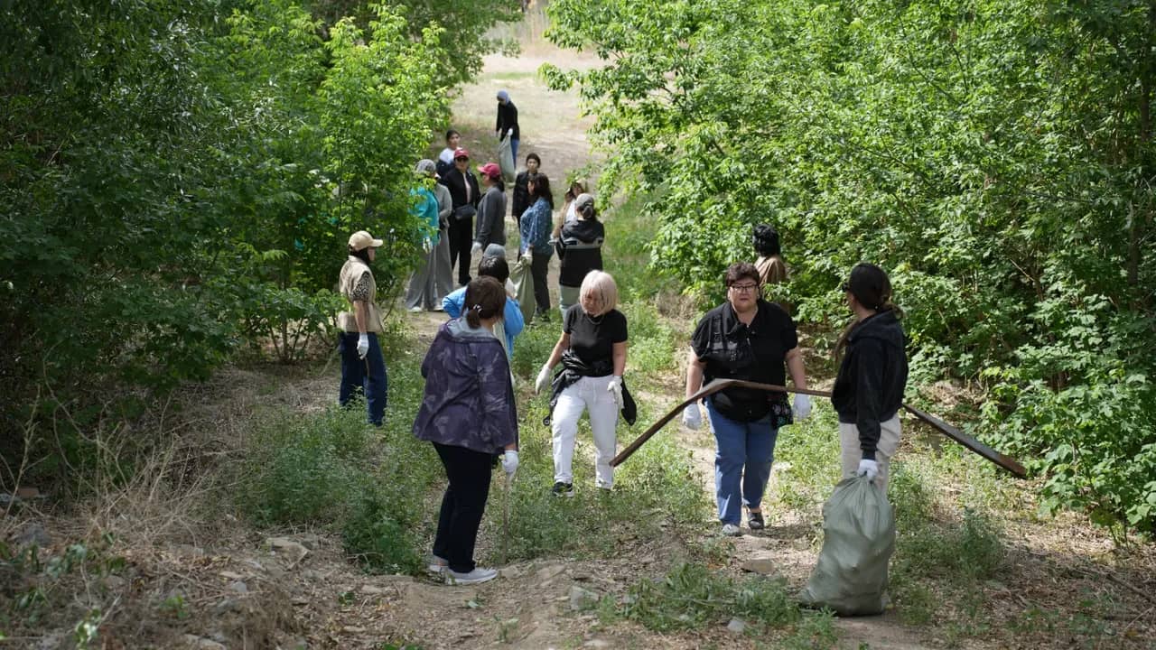     Ұлытауда 4500 адам қатысқан экологиялық сенбілік өтті
