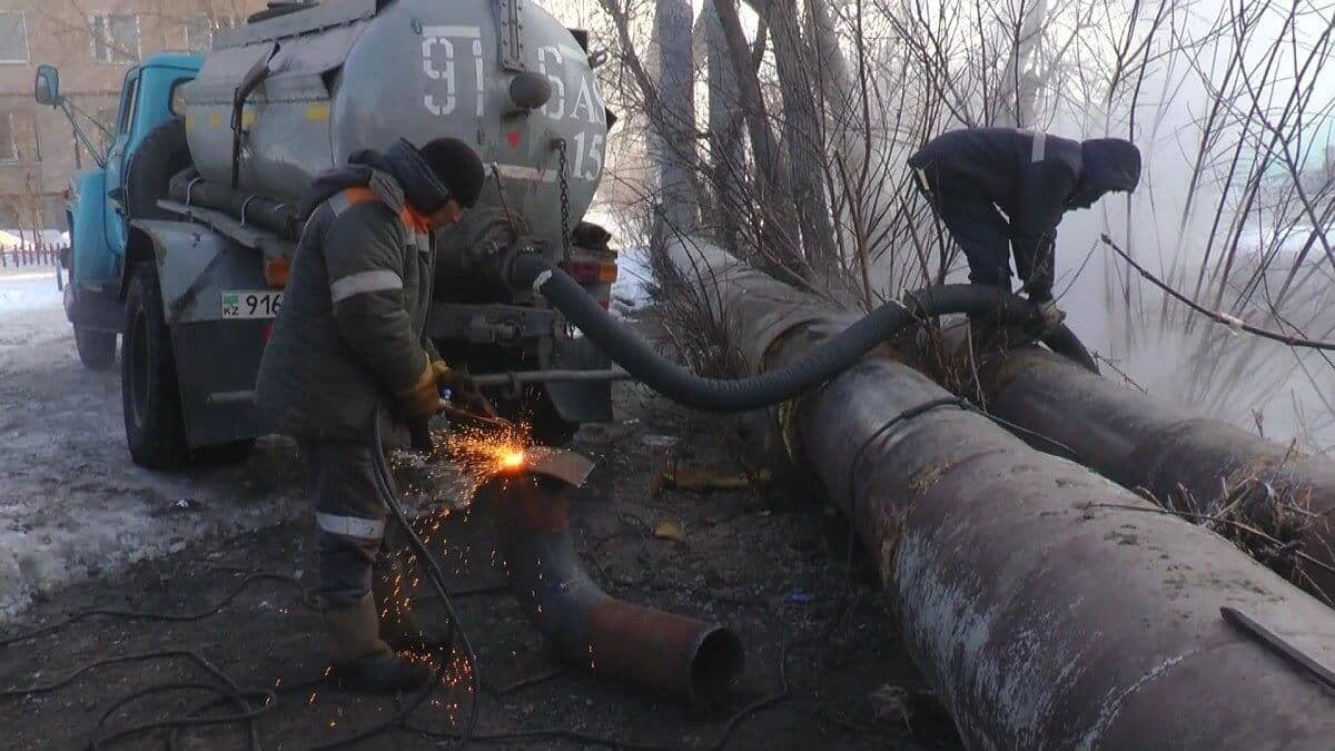 Ескі құбырлардың жарылуы салдарынан петропавлдықтар да жылусыз қалды