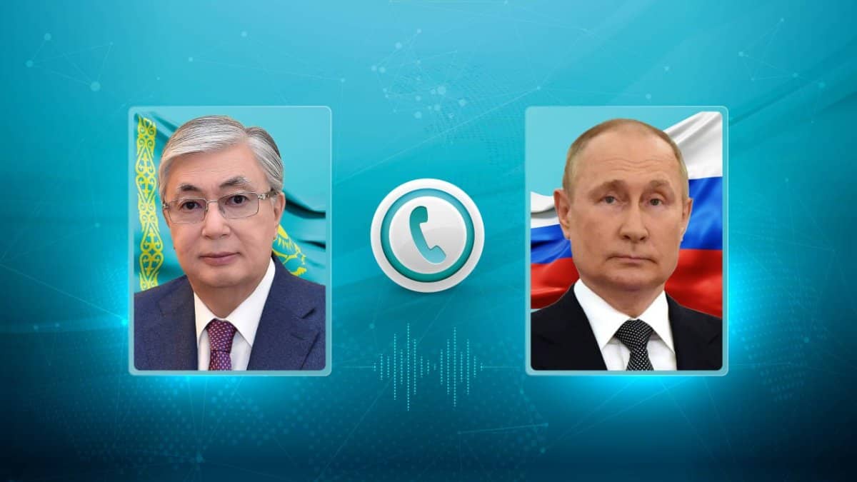 Тоқаев Путинді сайлаудағы жеңісімен құттықтады
