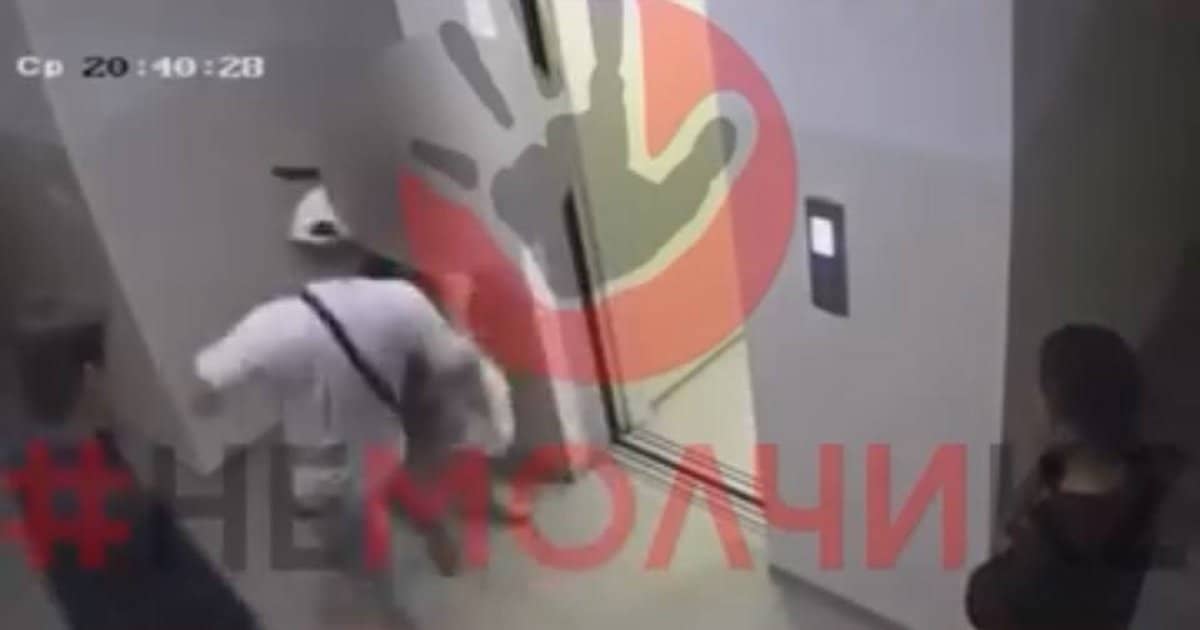 Алматыда лифт алдында әйелін тепкілеген күдікті ұсталды