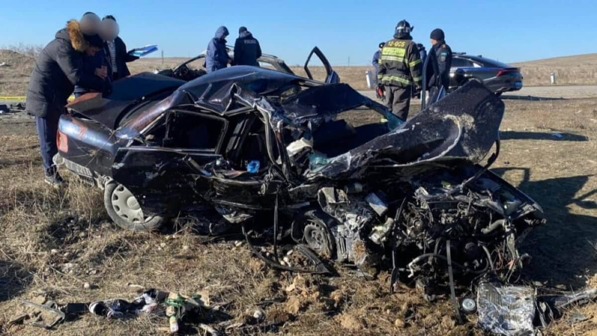 Түркістан облысында жантүршігерлік жол апаты: 6 адам қаза тауып, 4 адам жарақат алды