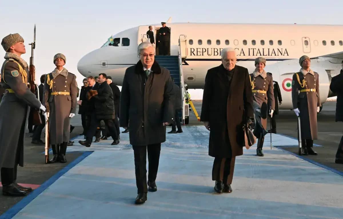 Қазақстанға Италия президенті келді