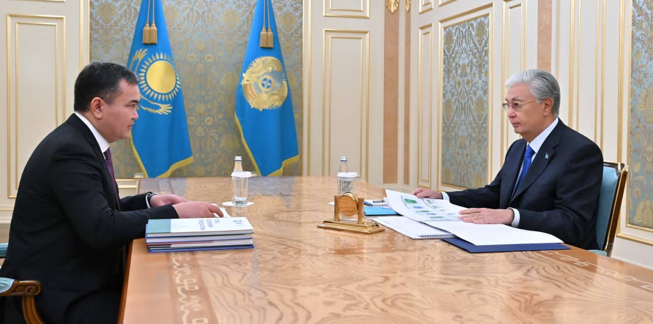 Тоқаев Астана қаласының әкімі Жеңіс Қасымбекті қабылдады