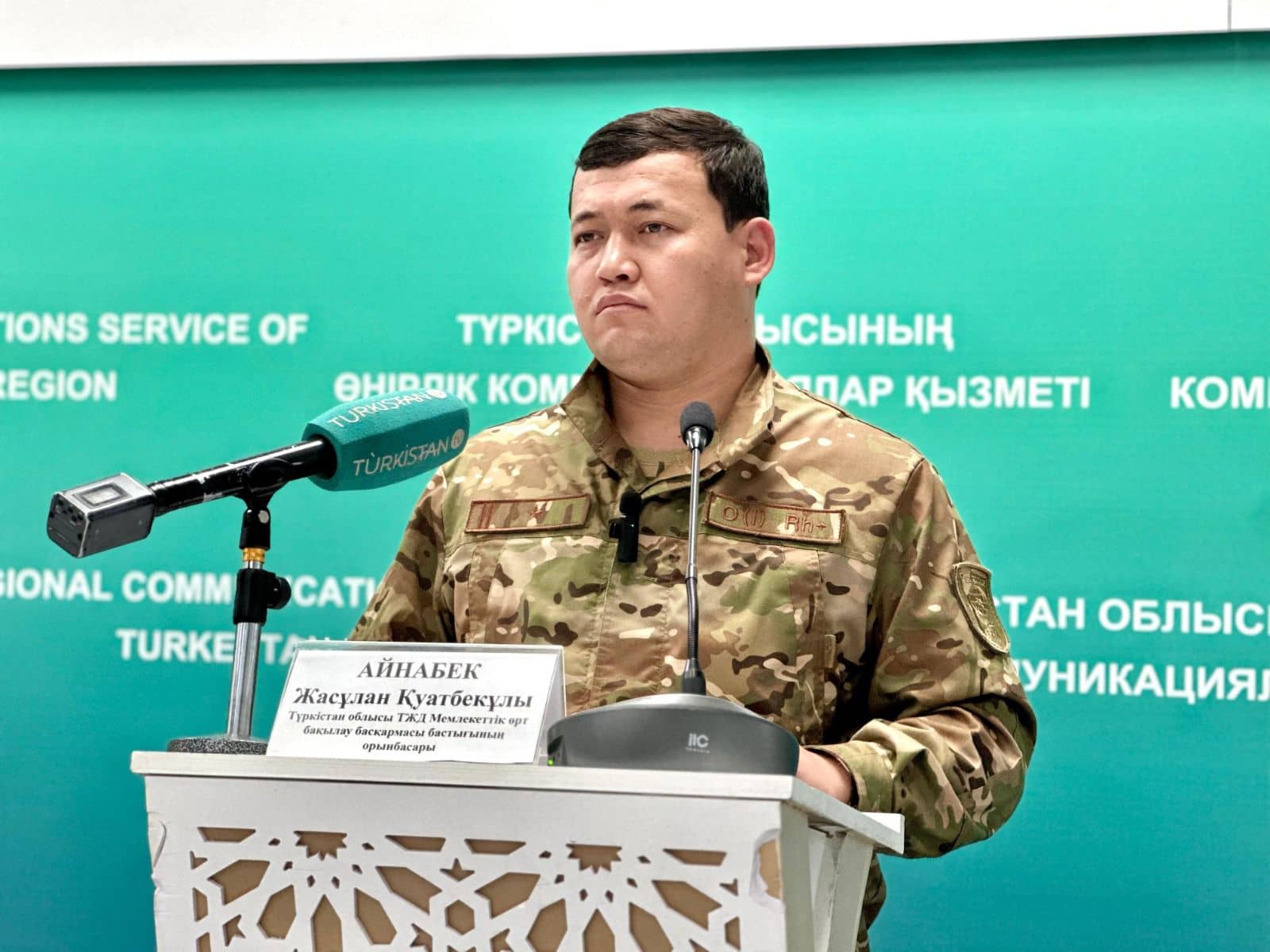 ТҮРКІСТАН ОБЛЫСЫНДА “ӨРТ ҚАУІПСІЗДІГІ” ШАРАСЫ ӨТІП ЖАТЫР