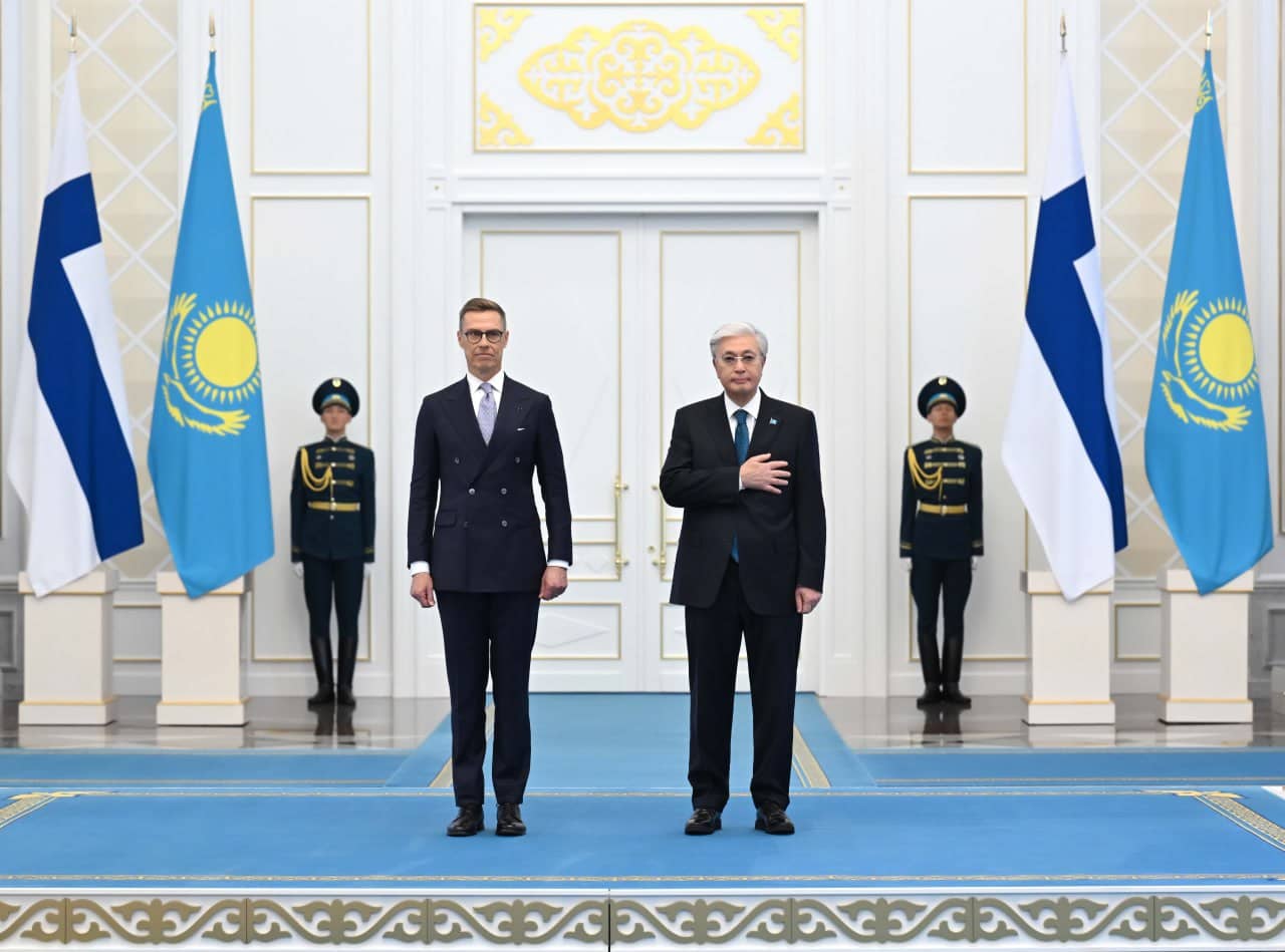 Қасым-Жомарт Тоқаев Финляндия Президентін Ақордада қарсы алды