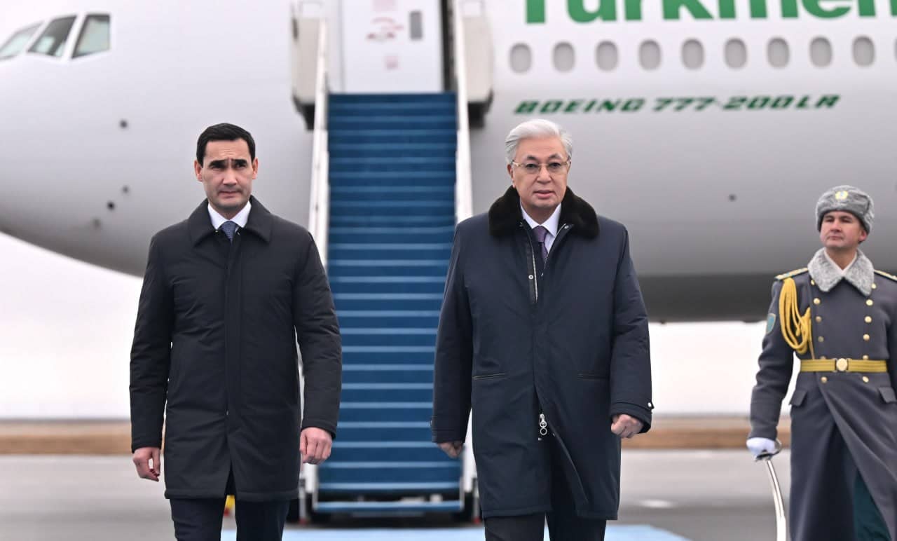 Түрікменстан Президенті Қазақстанға мемлекеттік сапармен келді