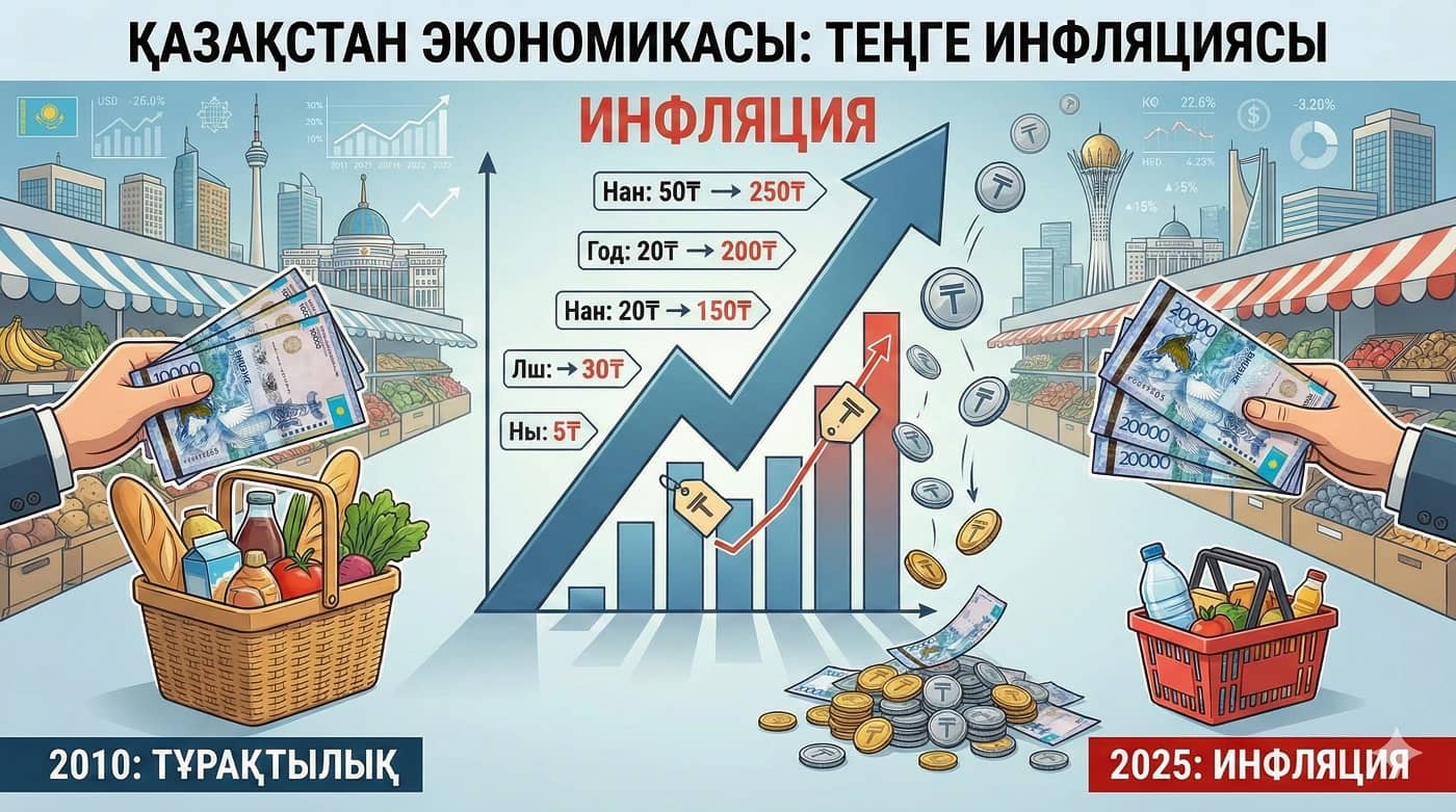 Доллар, базалық мөлшерлеме және инфляция: 2025 жылдың желтоқсанында қаржыны қалай сақтау керек? Экономистер болжамы мен тереңдетілген сараптама