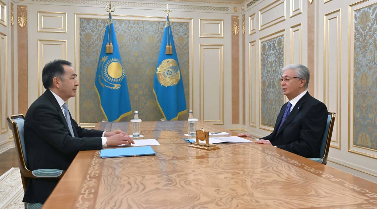 Тоқаев Еуразиялық экономикалық комиссия алқасының төрағасы Бақытжан Сағынтаевты қабылдады