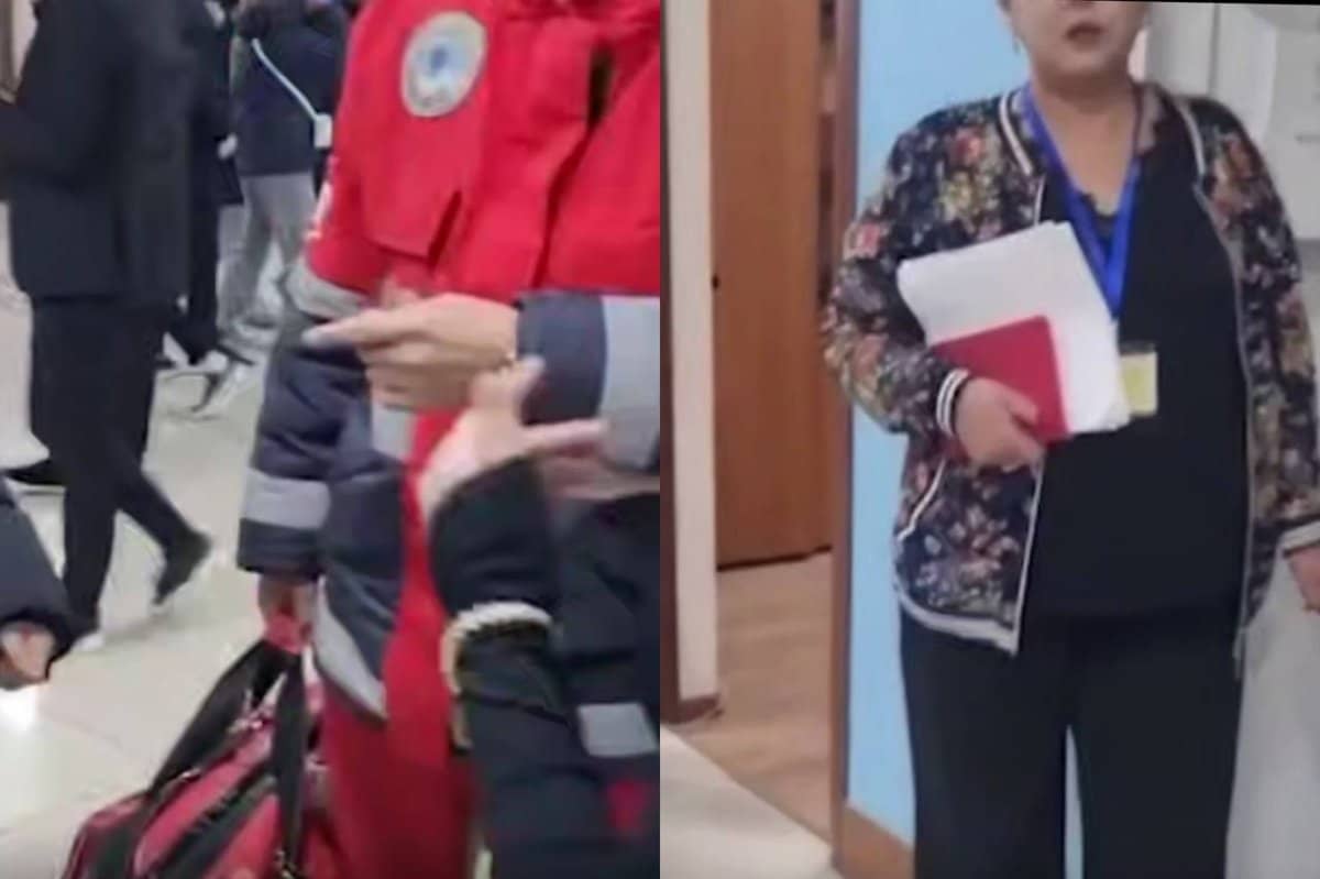 Алматыда жігітке таласқан колледж студенттері қатарластарын есінен тандыра соққыға жыққан (ВИДЕО)