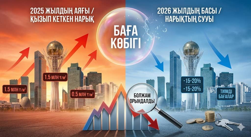 Үй алуға асықпа: 2026 жылы пәтер бағасы күрт өзгеруі мүмкін