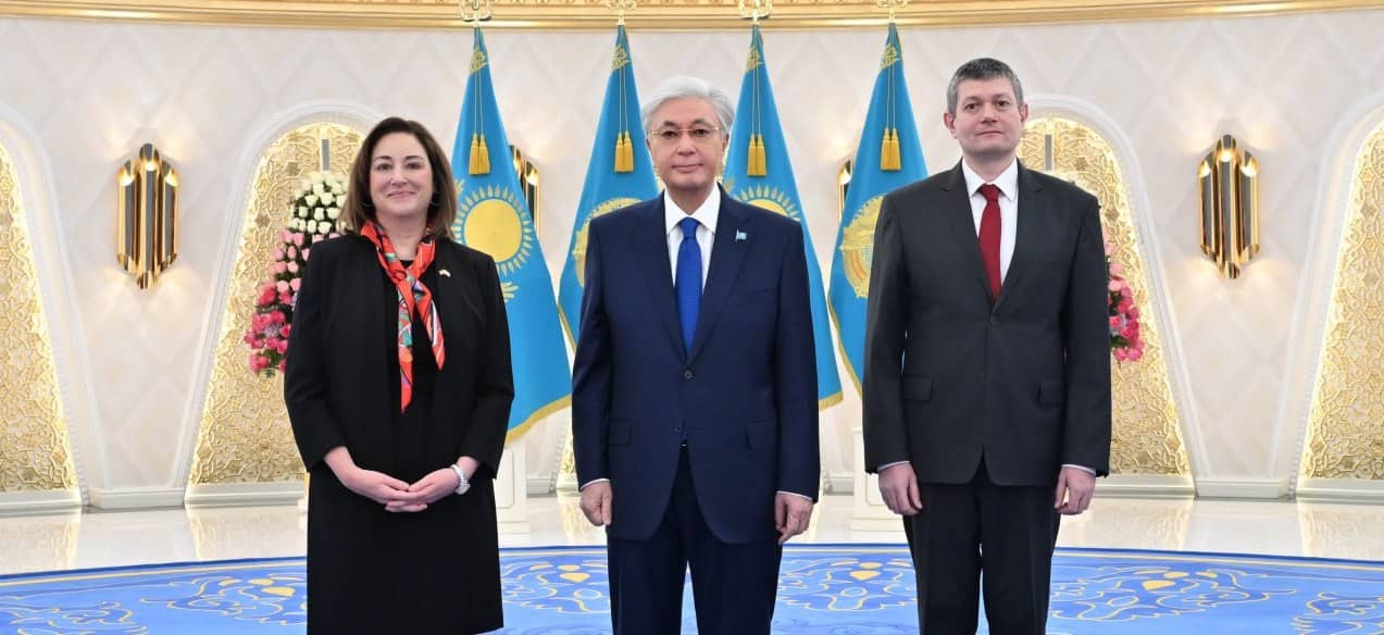 Қасым-Жомарт Тоқаев АҚШ пен Болгария елшілерінен сенім грамоталарын қабылдады