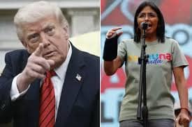 Отанымыз әскери агрессияға ұшырады: Трамп Венесуэлада Мадуроның орнына келген президент әйелді де бопсалауға көшті