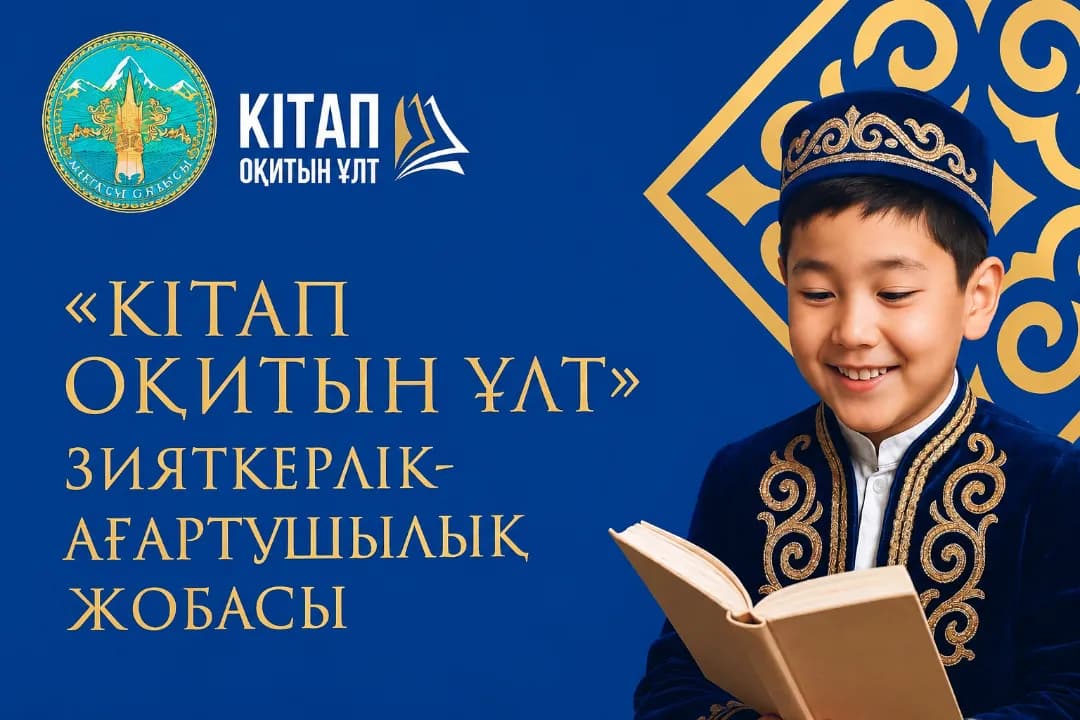 Кітап оқитын ұлт: Алматы облысындағы оқырман санын 100 мыңға жеткізу жоспарлануда