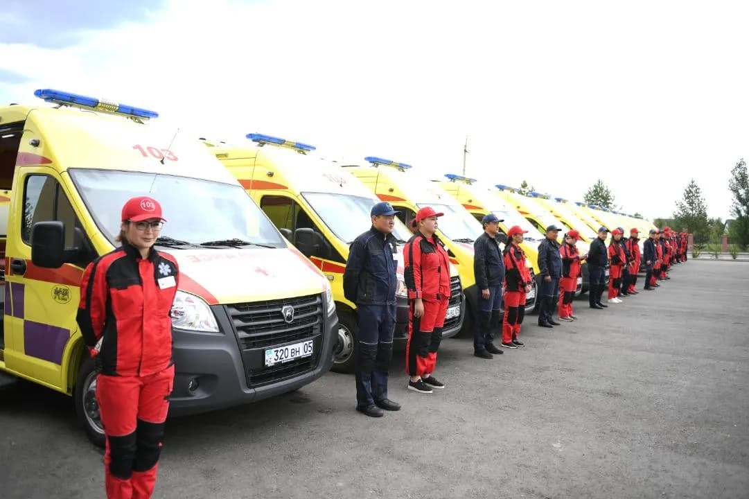 Алматы облысында 70 жедел жәрдем көлігі табысталды 