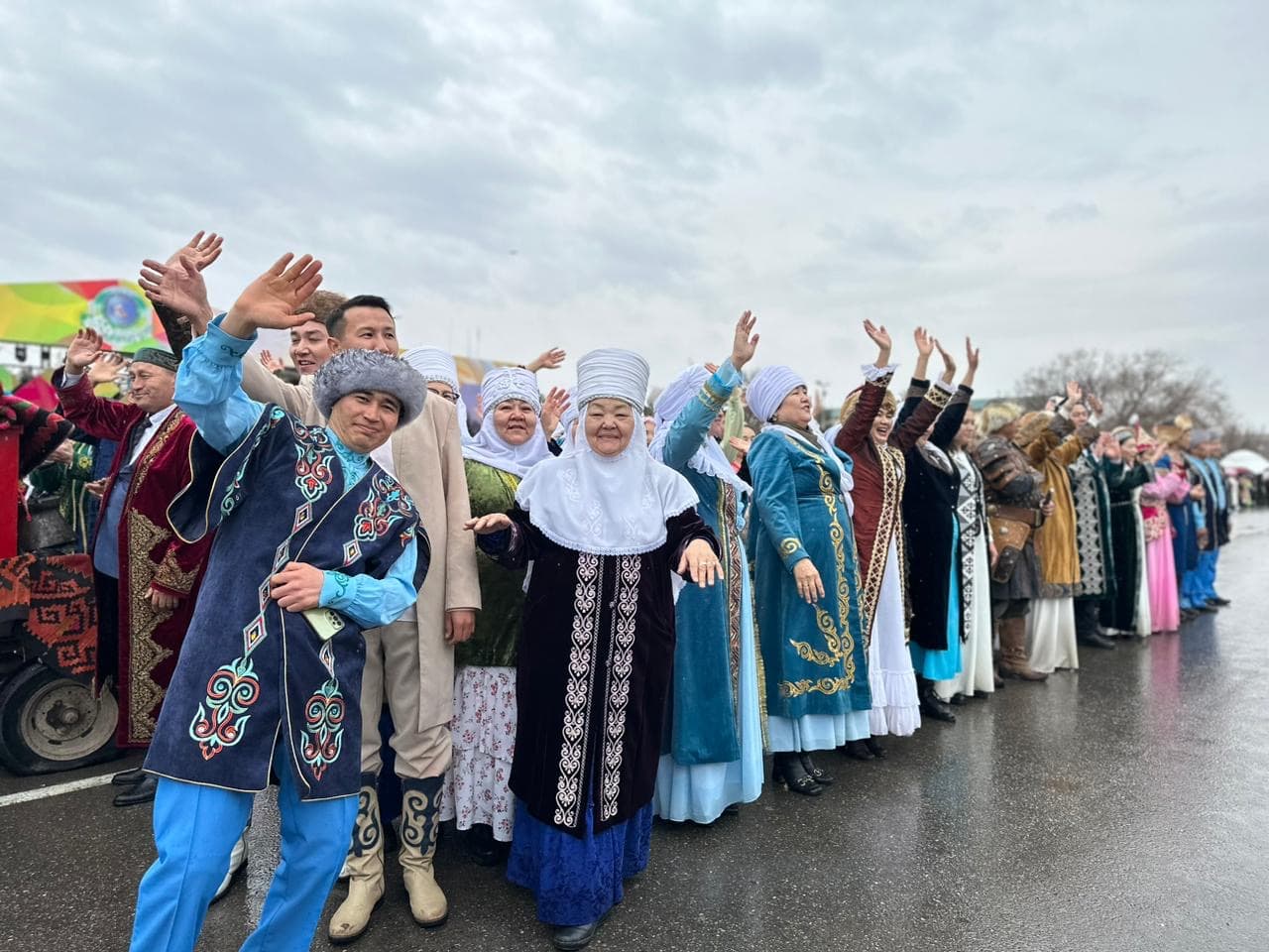Қонаев қаласында Наурыз-керуен жүріп өтті