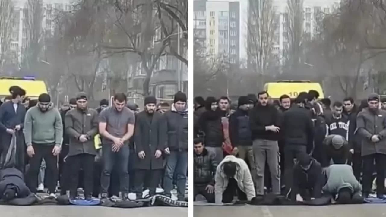 Мүфтият жолды жауып тастап намаз оқыған жамағатқа ескерту жасады