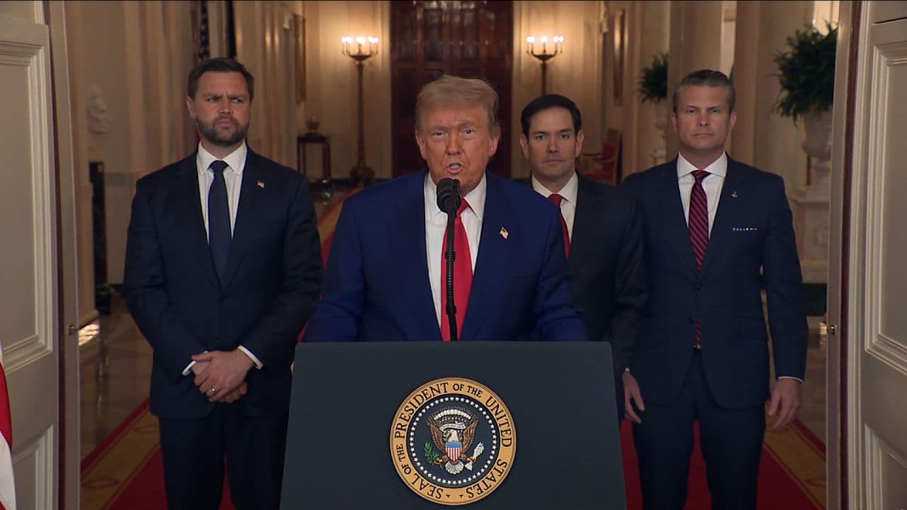 «Иран бейбіт келісімге келуі керек»: Трамп шабуылдан кейін үндеу жасады
