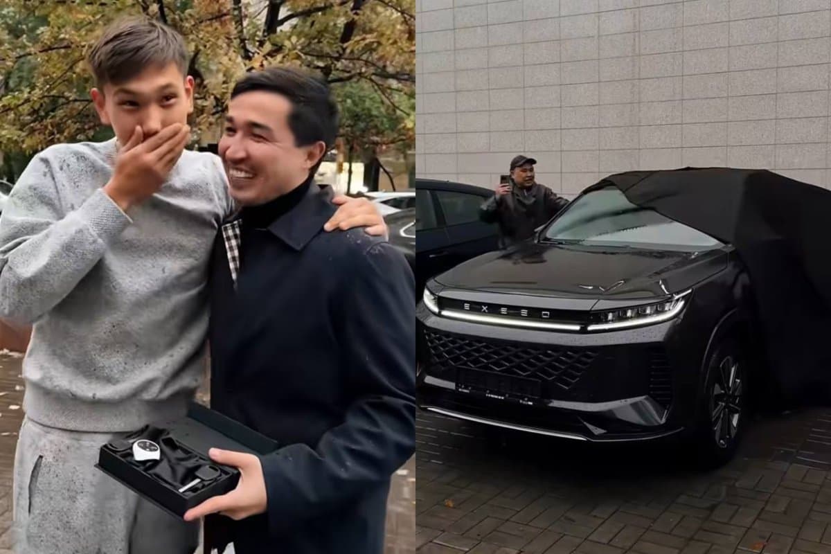 «Шағын сыйлық»: Танымал қазақстандық кәсіпкер Шерхан Қалмұрзаға көлік сыйлады (ВИДЕО)