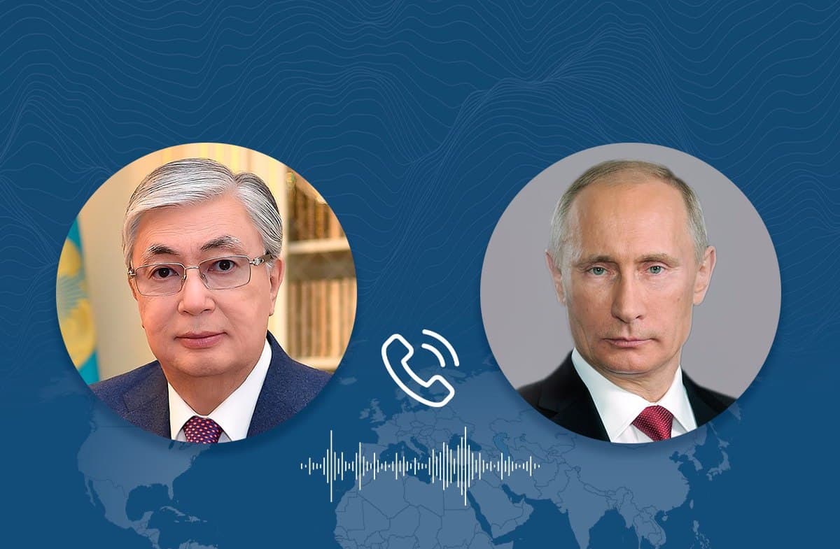 Назарбаевтың кездесуінен кейін Тоқаев Путинмен телефон арқылы сөйлесті