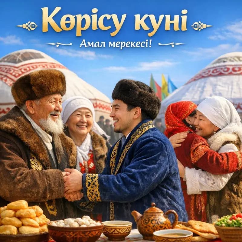 Көрісу күні: жұрт бір-біріне неге «Бір жасыңмен!» деп тілек айтады?