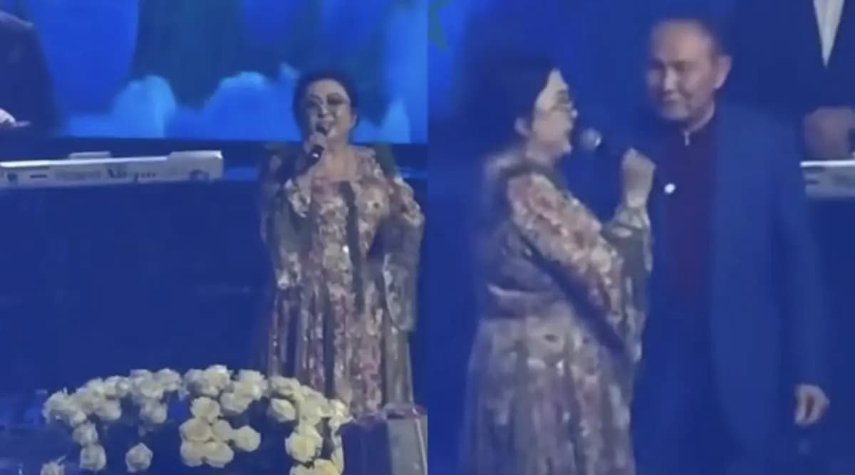 «Он келі салмақ таста»: Мақпал Жүнісованы концертте миллиардер қорламақ болды