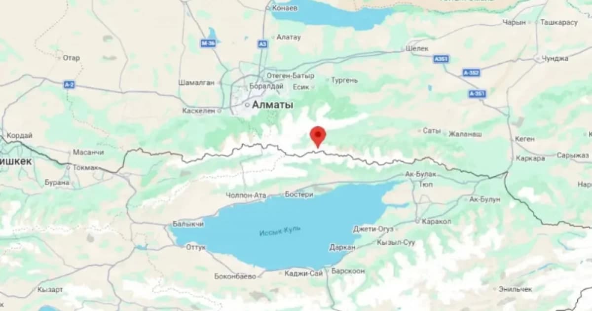 Алматы маңында жер сілкінді