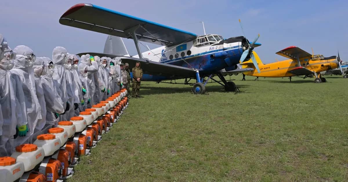 Павлодар облысында масамен күреске 10 жеңіл авиация борты жұмылдырылады