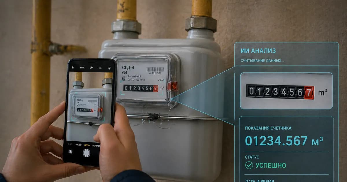 Газ есептегішін суретке түсіріп, ИИ есептейді: жаңа сервис іске қосылды