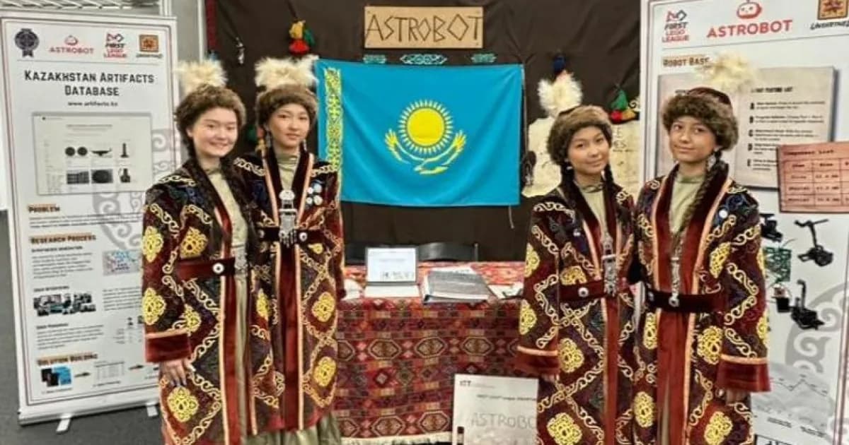 Астаналық оқушылар Ұлыбританияда өткен халықаралық робототехника чемпионатында жеңіске жетті