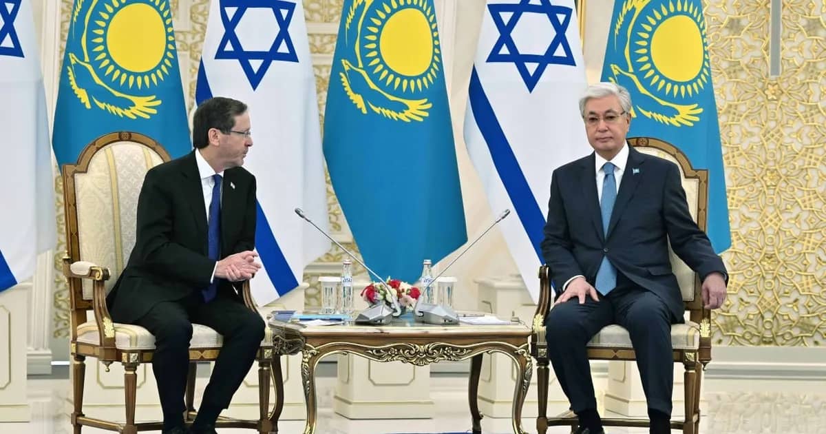 Қазақстан мен Израиль президенттері тар құрамда кездесті
