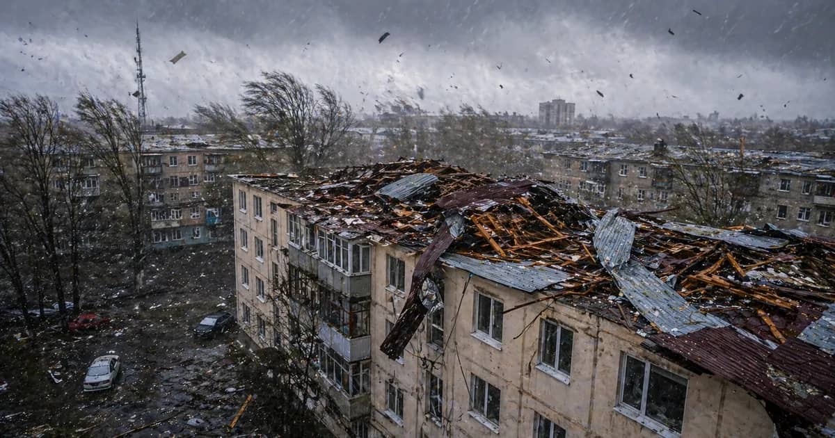 Павлодар облысында дауыл шатырларды жұлып, электр қуатын өшіріп, ауруханаға жатқызды
