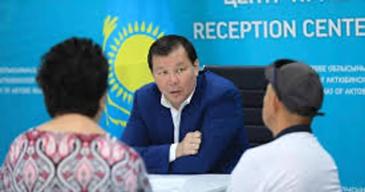 Ақтөбе облысы: Әкім азаматтарды қабылдап, өзекті мәселелерді тыңдады