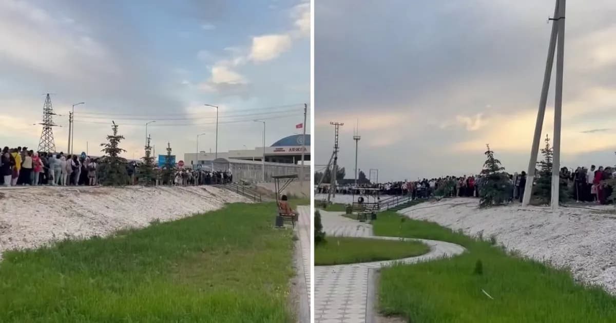 Қырғызстан шекарасындағы кептеліс: туристер жаппай Қазақстанға ағыла бастады