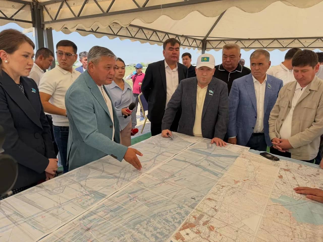 Уақытша депутаттық комиссия «Сарыағаш айналма жолы» құрылысының барысымен танысты