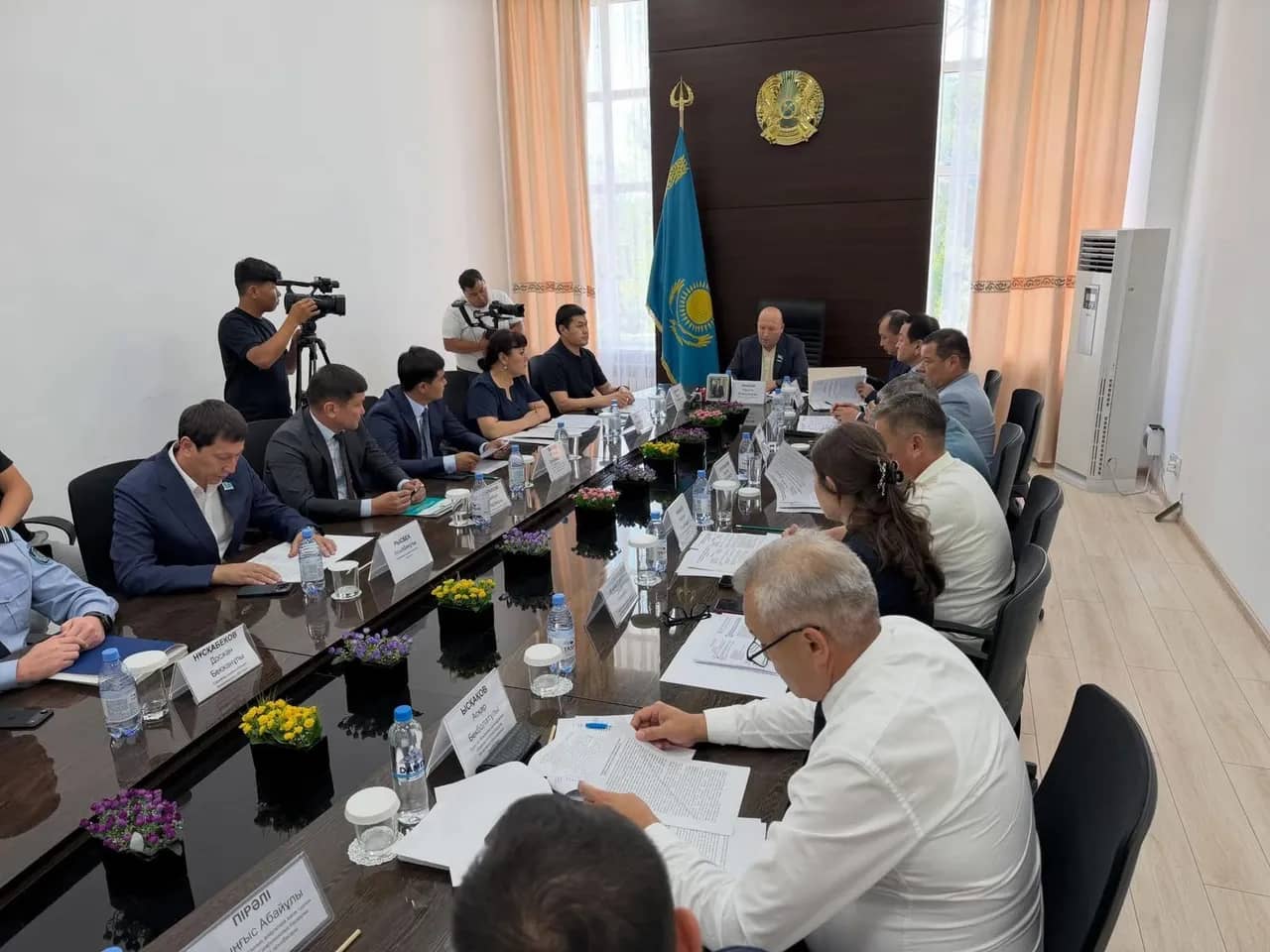 Сарыағаш ауданы, Дербісек ауылындағы су ұңғымаларына қатысты мәселелер талқыланды