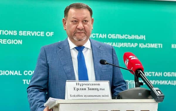 Бәйдібек ауданында 20 астам инвестициялық жоба ісе асырылады – Ерлан Нұрмаханов