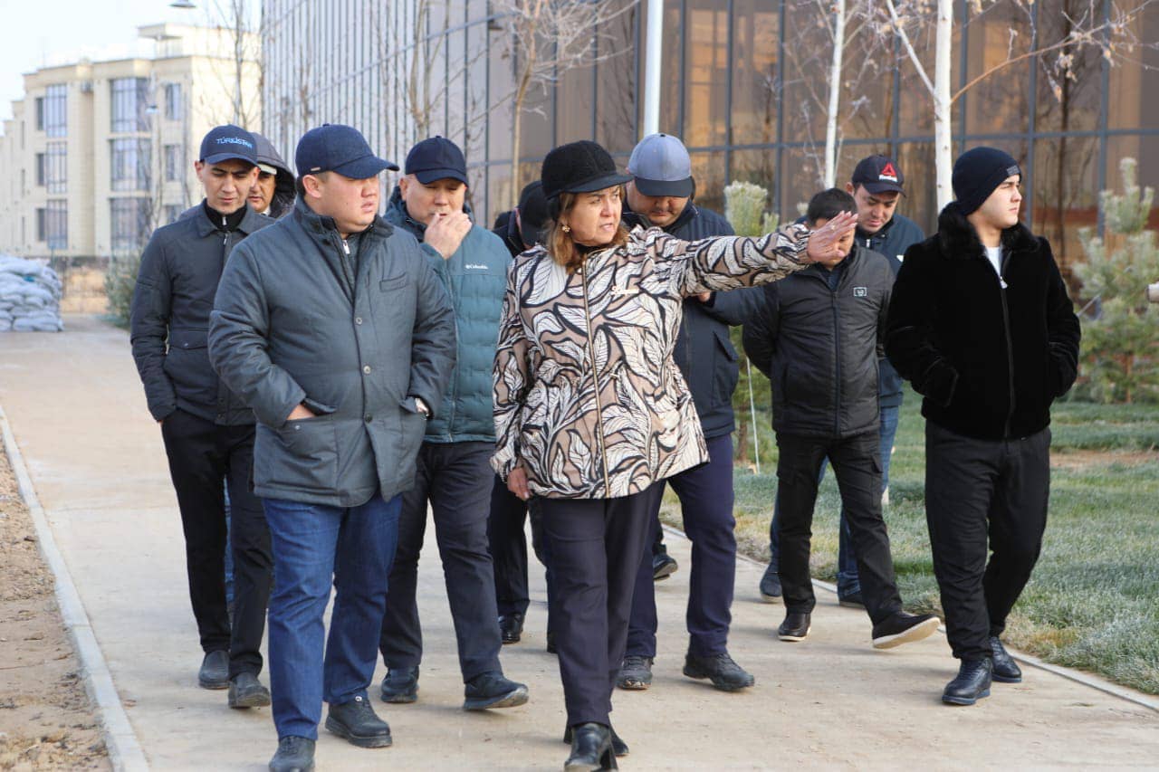 Қала әкімі құрылыс нысандарын аралады