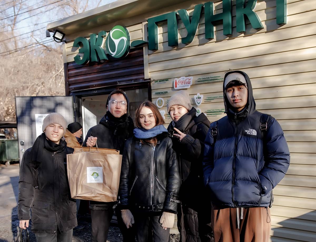 Экопункт по приему вторсырья открыли в Уральске