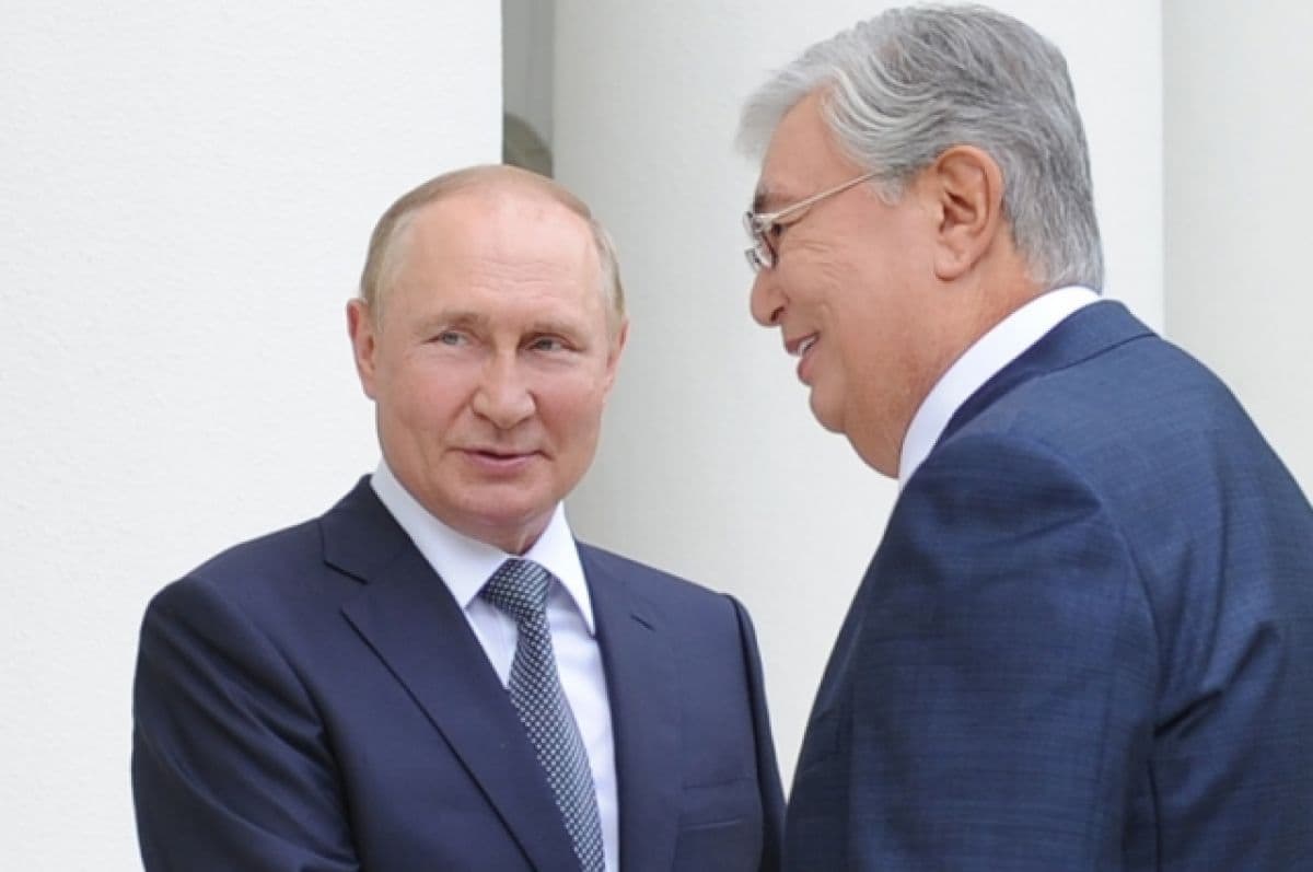 Тоқаев Путинді Қазақстан-Ресей шекарасы туралы шарттың қабылданғанына 20 жыл толуымен құттықтады