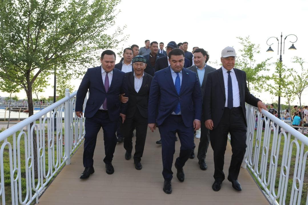 Түркістанда жасанды көлі бар демалыс аймағы ашылды