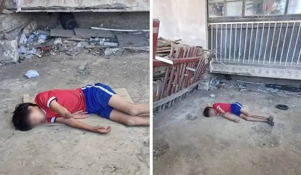 «Анасы ішімдікке салынған»: Атырау облысында екі бала үйіне кіре алмай, көшеде жатқан