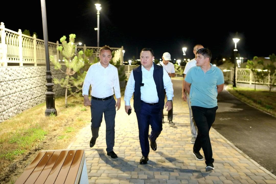 Қала әкімі демалыс аймақтарының жай-күйімен танысты