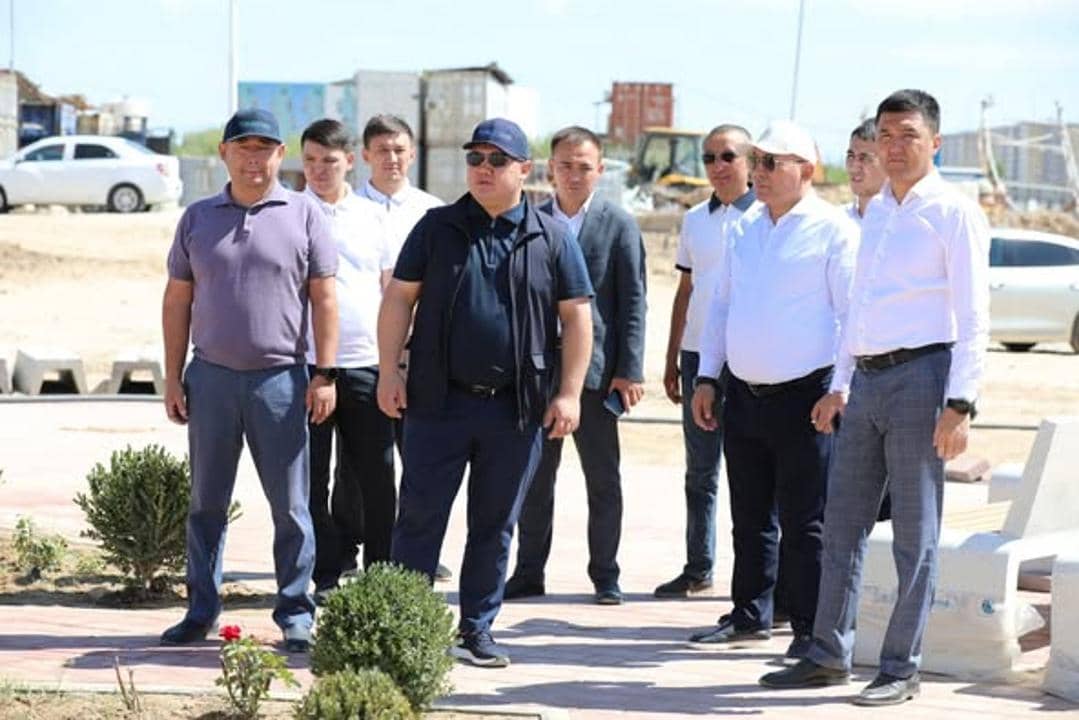 Қала әкімі құрылыс нысандарын аралады