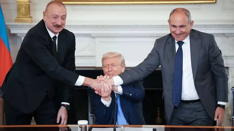 Ресей шеттетілген: Әзербайжан мен Армения басшысы АҚШ-та бір-бірімен соғыспауға уағдаласты
