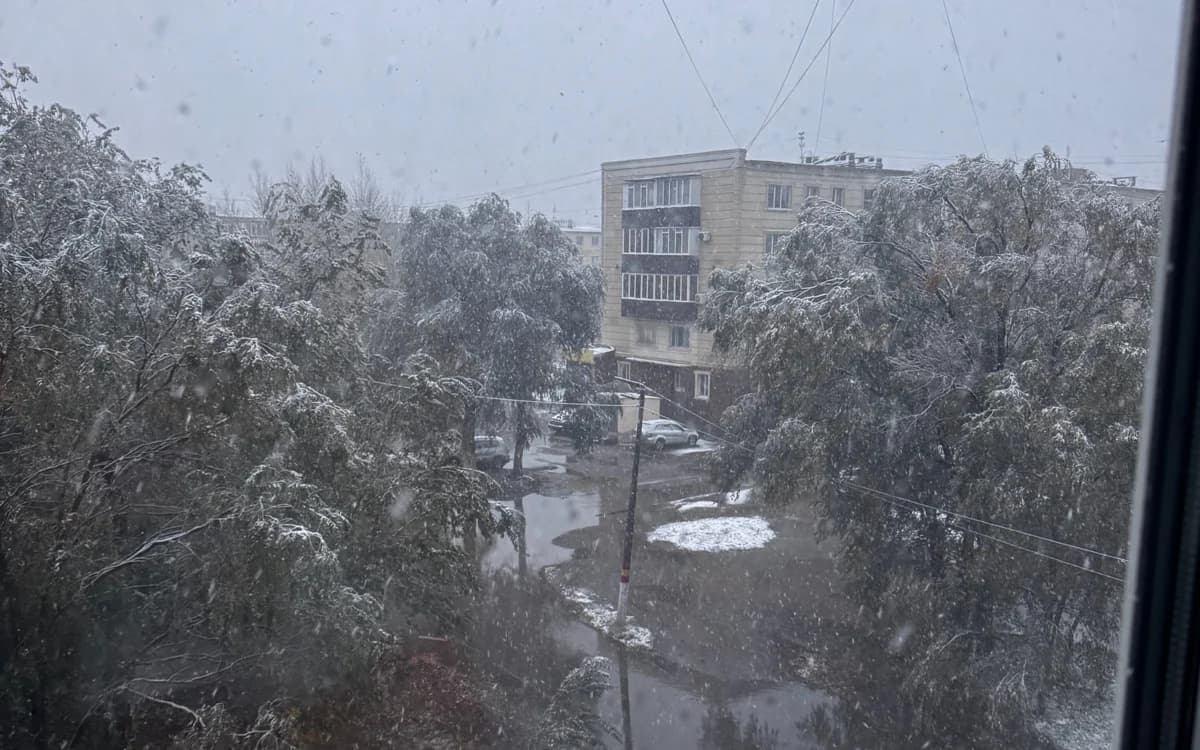 Қостанай облысына қар түсті