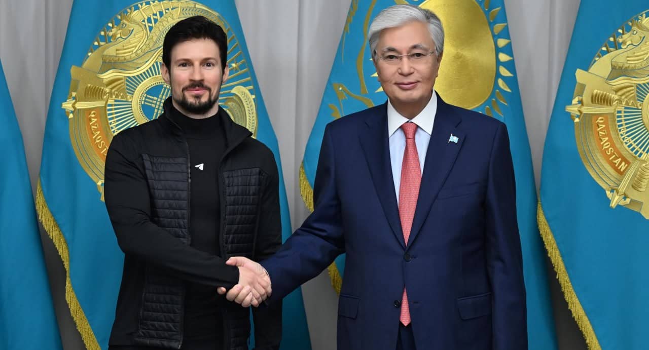 Тоқаев Telegram мессенджерінің негізін қалаушы Павел Дуровты қабылдады