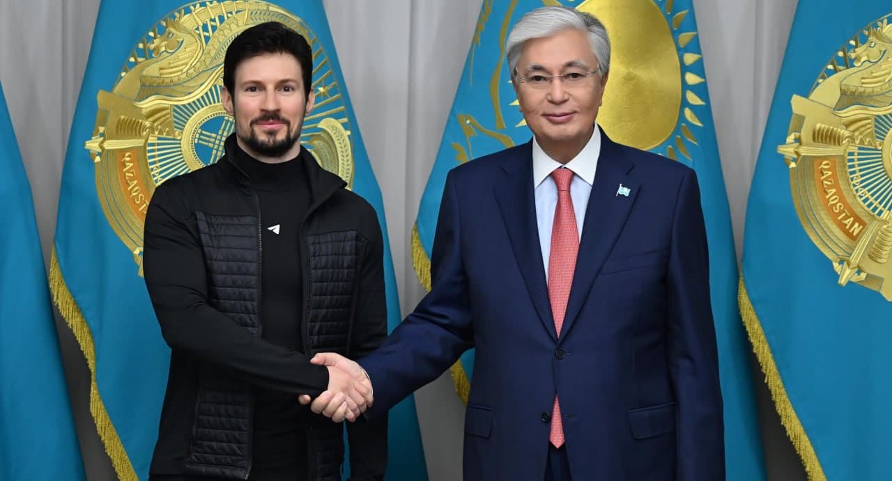 Тоқаев Telegram мессенджерінің негізін қалаушы Павел Дуровты қабылдады