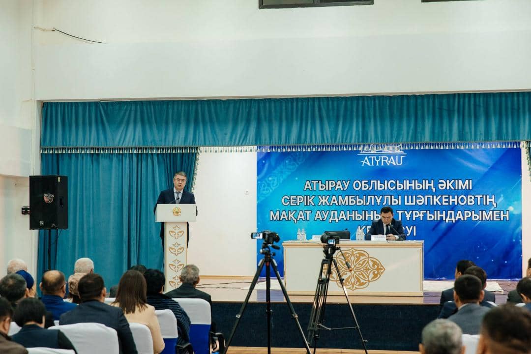 Серік Шәпкенов Мақат ауданының тұрғындарымен кездесті